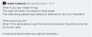 6. Jessie, possibly the greatest illuminati whistleblower of all time, has confirmed in her videos and this tweet that the information about children in those tunnels was correct, and the elite rats scuttled out of those tunnels..  https://twitter.com/CzebotarJessie/status/1280754189589778432  #csa  #california  #tunnels