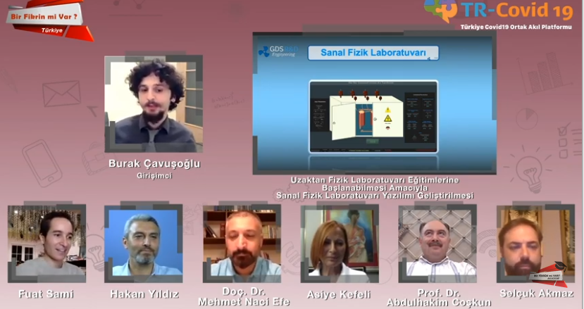 Finale kalan 20 girişimcimizden biri olan Burak Çavuşoğlu’nun “Uzaktan Fizik Laboratuvarı Eğitimlerine Başlanabilmesi Amacıyla Sanal Fizik Laboratuvarı Yazılımı Geliştirilmesi” Projesine aşağıdaki bağlantıdan ulaşabilirsiniz.

bit.ly/38LxjzG

#TRCovid19