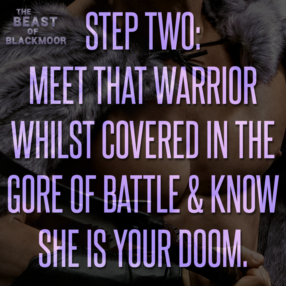 A barbarian’s guide to romance, in seven parts. By Kavik of Blackmoor.

Step 1: Piss off a goddess and she will torment you for years with dreams of a beautiful warrior. 

Step 2: Meet that warrior whilst covered in the gore of battle and know she is your doom.