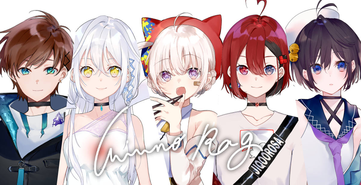 「pixivFANBOXでVっ子たちを公開しました! 
未公開落書きやイラストなど」|美和野らぐ🌱コミティアA08aのイラスト