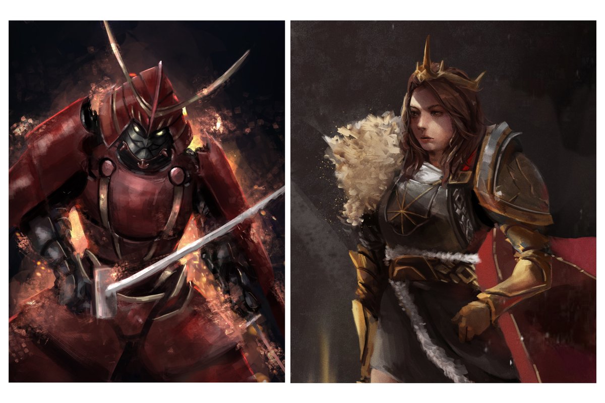 lo bias make texture brush juga untuk menambah tektur pada besi/tembaga/emas tadi.. jangan lupa tambahkan highlight pada setiap sudut2nya