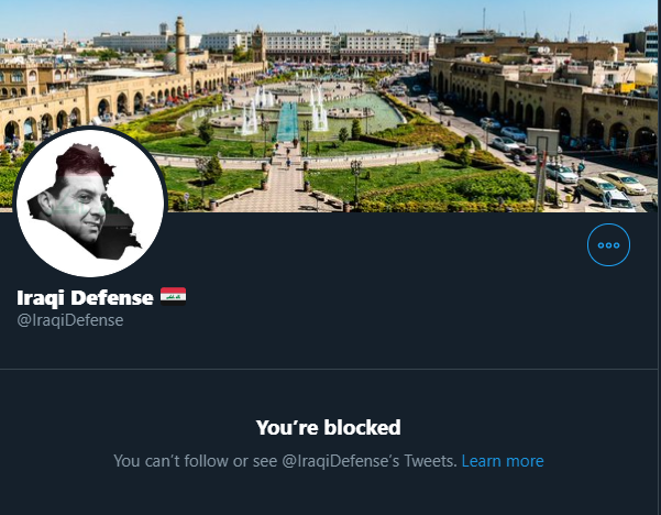 Gk59716247's tweet photo. Looks like @IraqiDefense didn't take the news so well 😂😂 https://t.co/HRa5a0MoPv