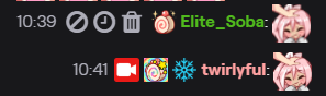 twirlico's tweet image. tested out twitch's emote update~
top - auto-resizer by twitch under "standard" tab (just uploading the 112x112 size)
bottom - uploaded all 3 sizes drawn and cleaned up (112, 56 and 28) under advanced tab