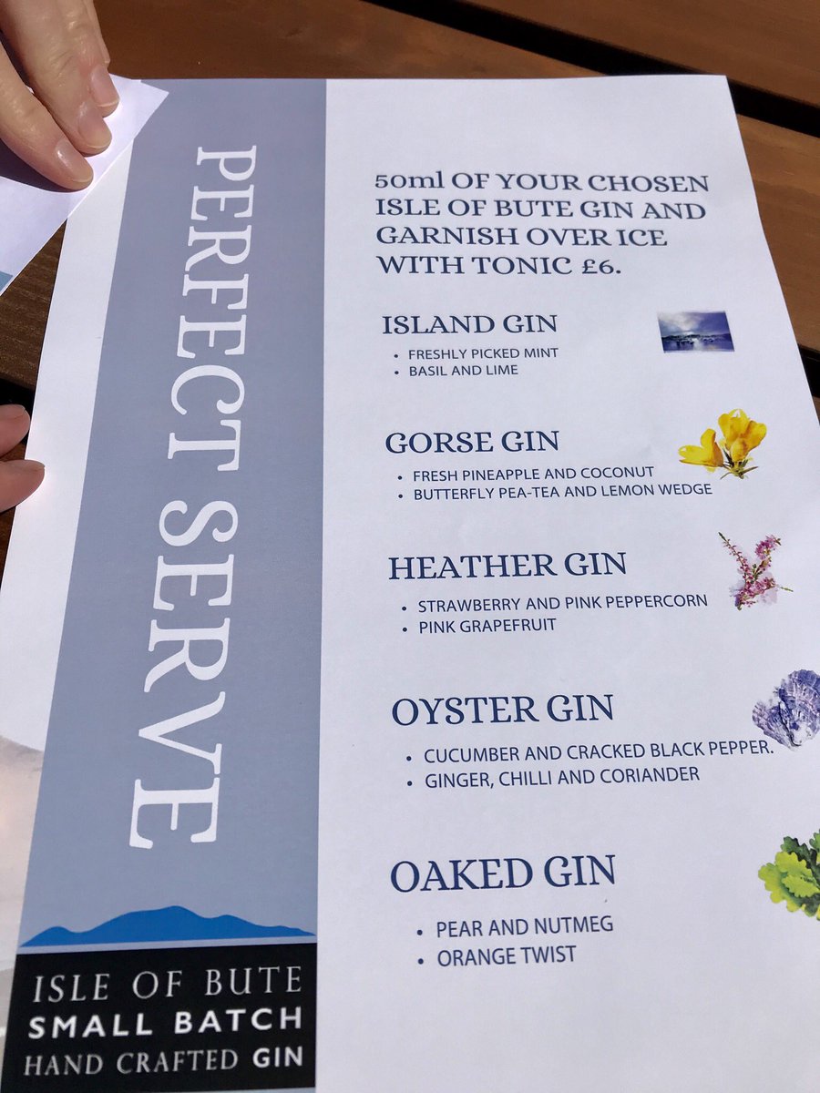 Buddie87's tweet photo. Visited the Isle of Bute Gin, gin garden this afternoon on their opening day. Safe to say we will be back. Purchased a couple of bottles to enjoy at home. Even managed to walk up the Serpentine on the way home!! @isleofbutegin @visit_bute #buteisbeautiful #ilovebute https://t.co/Di66mmo9Wn