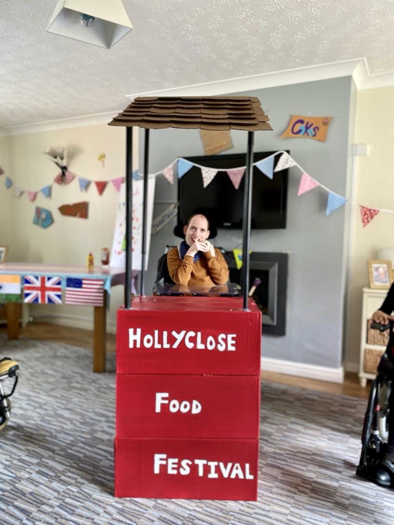 #HappyFriday huge shoutout to the amazing #carers who support my lovely boy to live his best life 💕 he  can’t go to a good festival so they made him one  🥳 #extramile #StaySafe <a href="/DHSCgovuk/">Department of Health and Social Care</a> <a href="/scope/">Scope</a> <a href="/AccessibleFest/">Accessible Festival</a>