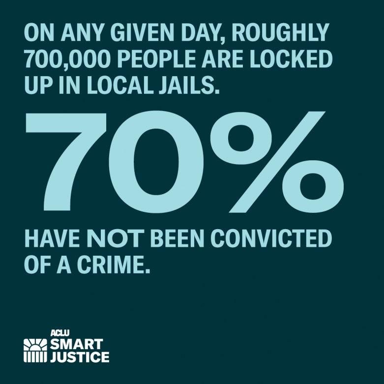 So, how can policies implemented by Prosecutors help end Mass Incarceration? They can END CASH BAIL. Tens of thousands of people in Michigan are locked up in jail, before being tried or convicted of any crime, because of cash bail. 8/