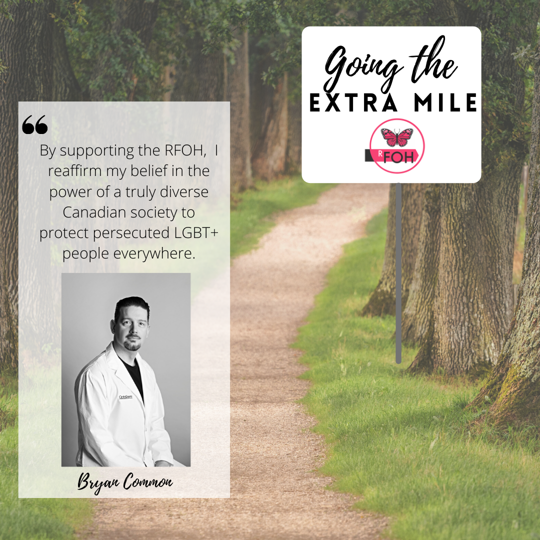 We thank you, Bryan Common, for Going the Extra Mile as a #trulyexceptional donor and remaining an outstanding contributor over these past six years.

 Please consider becoming a monthly donor today at  
foundationofhope.net/donate-now/

#STRUT4Hope #ExtraMileDonor #BeyondSTRUT #RFOHope