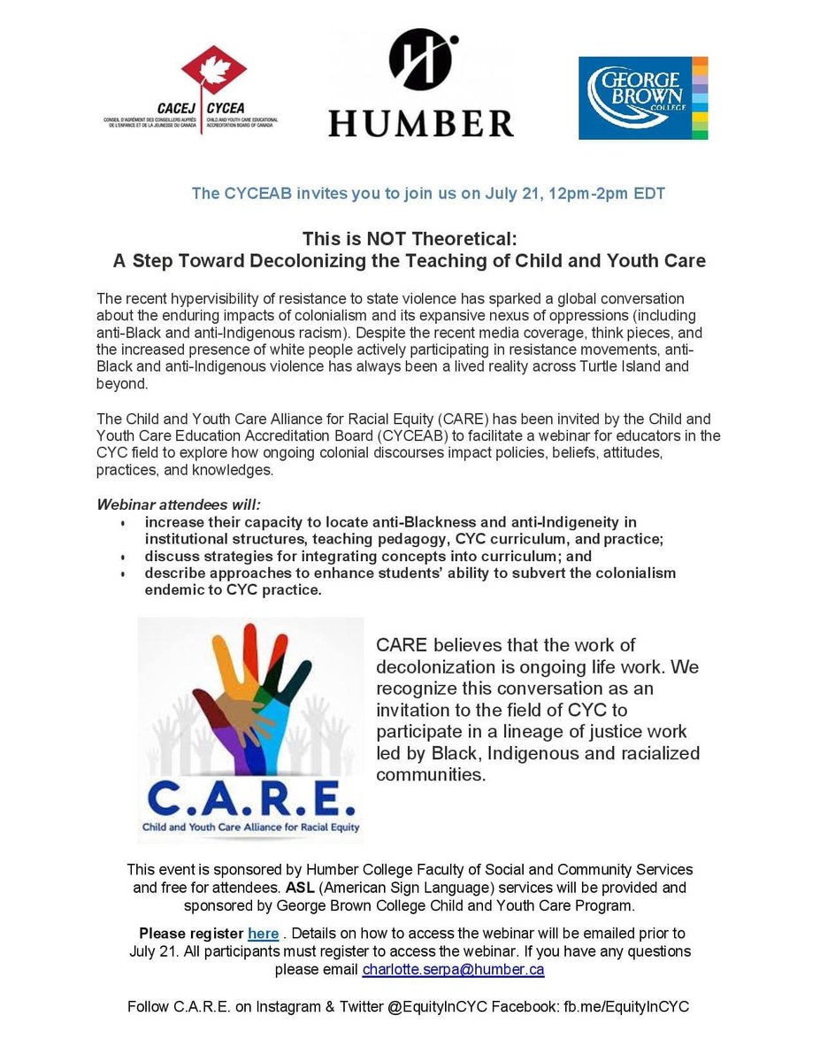 Child and Youth Care Education Accreditation Board tweet media