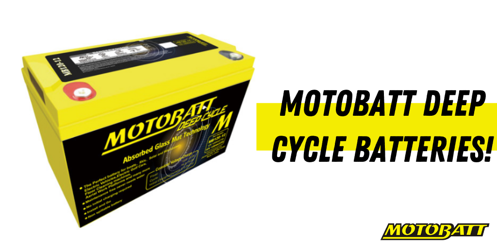For more information on our Motobatt Deep Cycle Batteries, visit our website today! #Batteries #DeepCycle