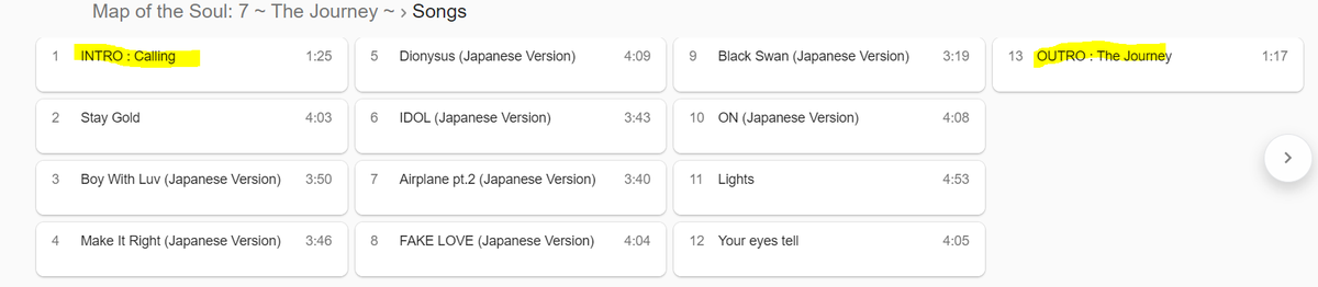 So...the outro of 'The Journey' is the start of Journey? (The Hero's Journey?)