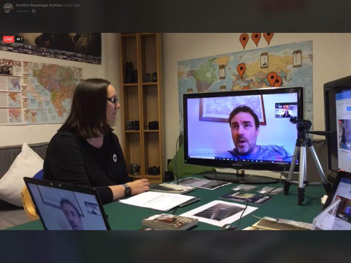 conflict_memory's tweet photo. @ksadique1 and John Coster are joined by Teacher Andy Lawrence, from Hampton School, sharing the story behind the #GenocideKnowMore campaign. Part of the Remembering Srebrenica #Newsroom @EastSrebrenica @SrebrenicaUK #EveryActionMatters #Conflict100 https://t.co/IQiDX2PBd6