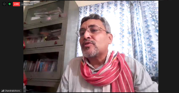 ChautariReaders's tweet photo. चाैतारी रिडर्स क्लबले भर्चुअल संवाद जारी राखेकाे छ! आज संवादकाे २८ओैँ अङ्ककाे विवरण:

विषय: `मधेश राजनीति: दृष्य र दृष्टिकाेण´

मुख्य वक्ता - लेखक/विश्लेषक चन्द्रकिशाेर

आजकाे भर्चुअल संवादमा उपस्थितिका लागि हार्दिक आभार। 
@Kishore_chandra https://t.co/c1dSvjQL0Y