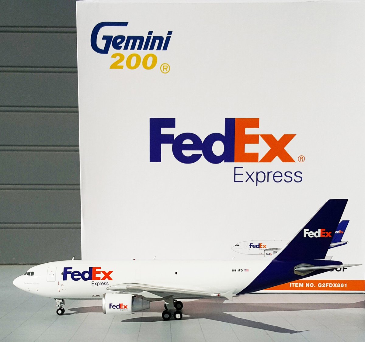 FEDEX FRIDAY! <a href="/GeminiJets/">GeminiJets</a> 1:200-scale <a href="/FedEx/">FedEx</a> <a href="/Airbus/">Airbus</a> A310-300F N811FD, item G2FDX861. Buy it now from a GeminiJets retailer! See the list of retailers at geminijets.com/retailers ✈️ #GeminiJets #Gemini200 #FedExExpress #FedEx #Airbus #A310 #A310300 #A310300F