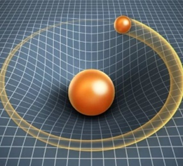 #cosmology_140 Gravity warps space-time, making it curved.