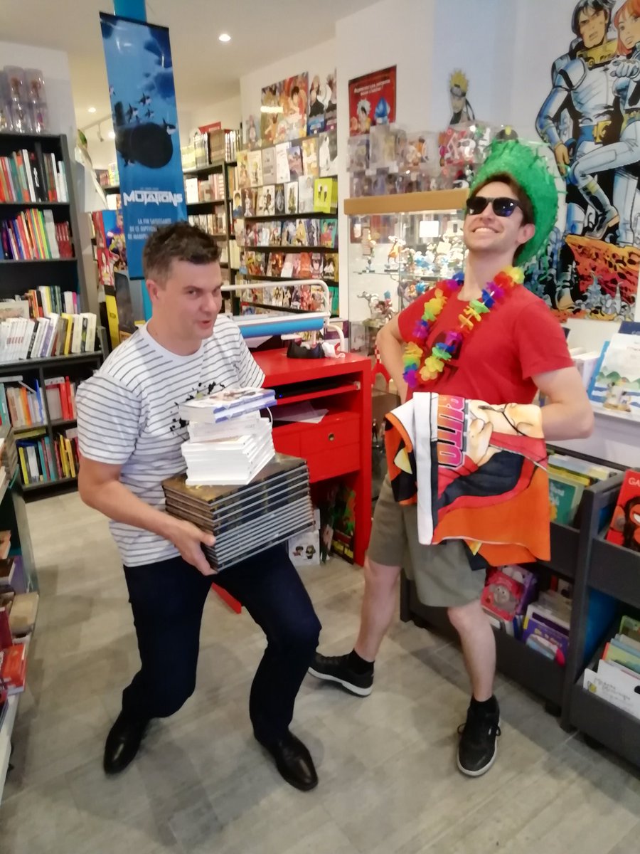 🌴⛱️ C'est les vacances... pour Jonathan! 🌴⛱️
Le reste de l'équipe vous accueille à La Planète Dessin aux horaires habituels durant tout le mois de juillet