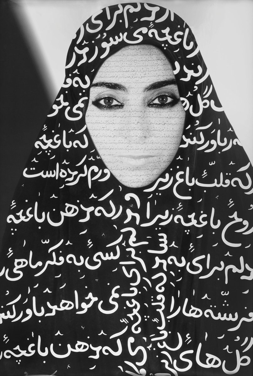 Shirin Neshat is an Iranian visual artist who lives in New York City, known primarily for her work in film, video and photography.