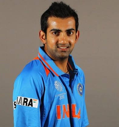 13. Gautam GambhirPlayed professionally,didn't care ever about the situation.