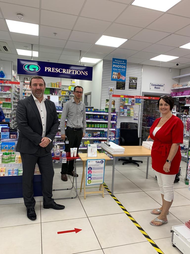 We're very grateful to @PamCameronMLA who visited us this morning in our pharmacy in @CMallAntrim. 

Wonderful to get the chance to discuss the vital service that Community Pharmacy provides to the public in N. Ireland.

Thank you for taking the time to call with us!