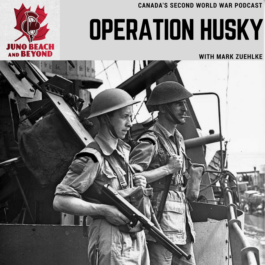 JunoBeachCentre's tweet photo. #OTD in 1943 the @CanadianArmy landed in Sicily to begin its first sustained campaign of #WW2. 

We examined the Canadian role in #OperationHusky on 🎙️ #JunoPodcast with historian @markzue. #CanadaRemembers

#TuneIn 🔈 https://t.co/sAeANBw9M6 https://t.co/ZyFRYPtZr8