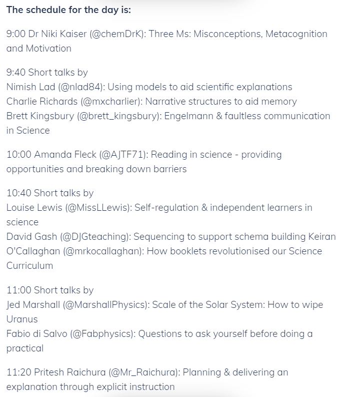 Last chance to grab your ticket for our Science Conference featuring talks by @chemDrK <a href="/NLad84/">Nimish Lad</a> <a href="/mxcharlier/">Miss Charlie 🧪</a> <a href="/brett_kingsbury/">Brett Kingsbury</a> <a href="/AJTF71/">Amanda Fleck 🔬</a> <a href="/MissLLewis/">Louise Lewis</a> <a href="/DJGteaching/">David Gash FCCT</a> <a href="/mrkocallaghan/">mr k o'callaghan</a> @MarshallPhysics <a href="/FabPhysics/">Fabio Di Salvo</a> <a href="/Mr_Raichura/">Pritesh Raichura</a>!

👉senecalearning.com/en-GB/blog/sen…👈

#iteachscience #senecacpd #stem