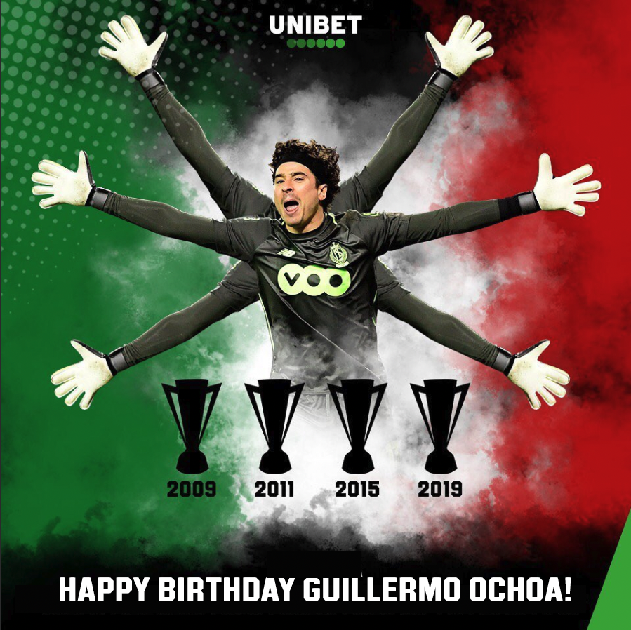    Happy Birthday & 4 time Gold Cup winner Guillermo Ochoa (    