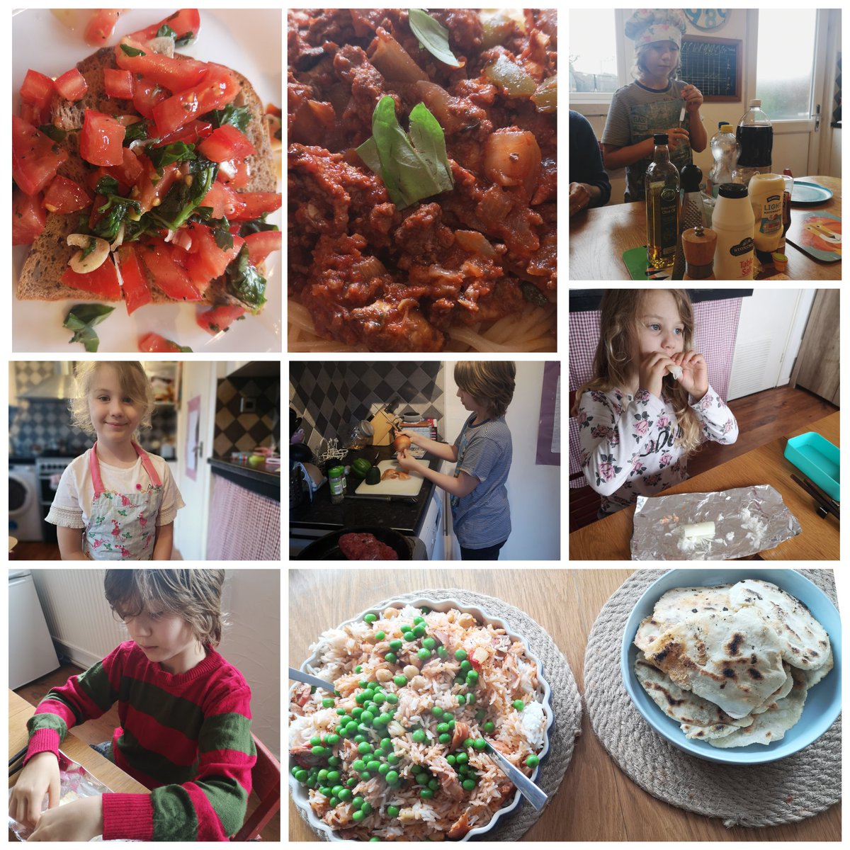 gemmawylde's tweet photo. G &amp; E visited new countries each day this week &amp; set up a cafe with daily dishes. They've made African Jollof &amp; flatbreads, Japanese vegan Sushi, Italian Bruschetta &amp; Bolognaise &amp; Parisian breakfast foods
@LadywoodKH @MissRobinsonLW @srutlandLW @MrStevensLW https://t.co/yao6SLn5Al