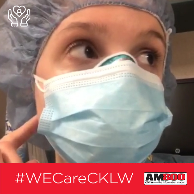 am800_cklw_'s tweet photo. From Lil Lenarduzzi: With the large number of infections in Michigan our nurses are in the thick of it. Kiara is a surgical nurse @ Henry Ford Hospital was moved to a Covid floor. All nurses rock but the cross border nurses saw so much

#EssentialHero
#WECareCKLW
@Circle_of_7 https://t.co/ZZSDSl1OCS