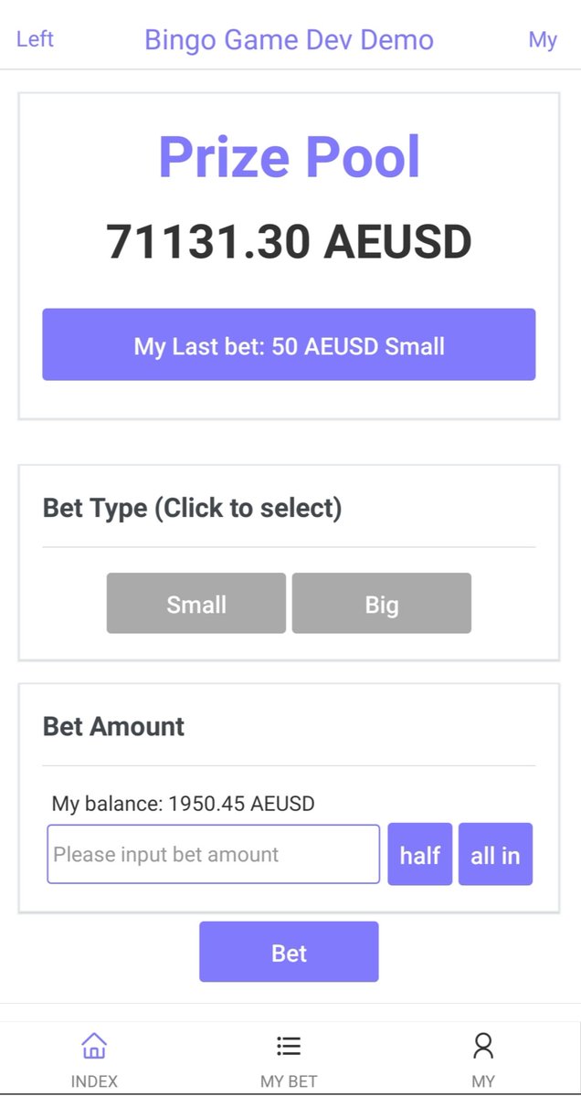 Ewenare's tweet image. Aelf public testnet for you to try bingo game!!! BIG or SMALL?? 
1000 AEUSD for you to try
@Musx77 @LeoMadinvi @sie1104 @Kou11236113 @lucky_s92
#Blockchain3_0 #aelfSocial