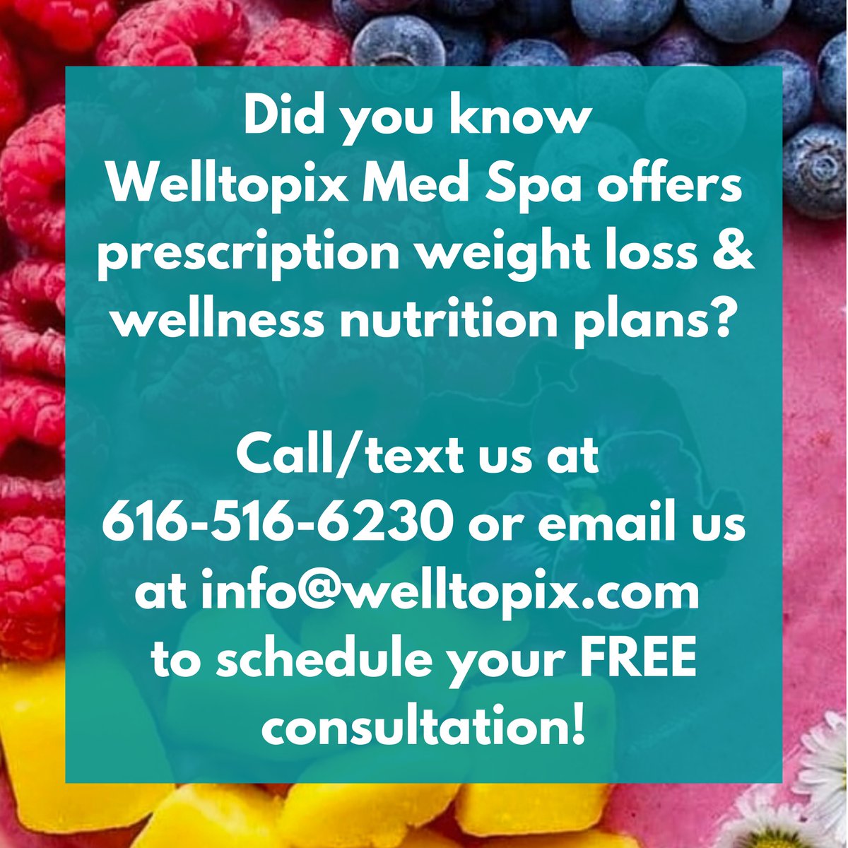 Contact us today to schedule your free nutritional & wellness consultation!  2020 can still be YOUR BEST YEAR EVER! #selfcare #medicalspa #medspa #weightloss #2020 #grandrapidsmi #michiganmedspa #wellness #wellnessspa #healthyliving #health #nutrition #stressfree #mealplan