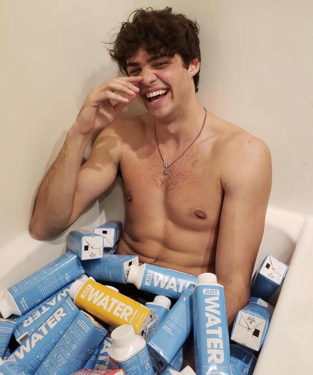 Noah Centineo naked and sexy. 