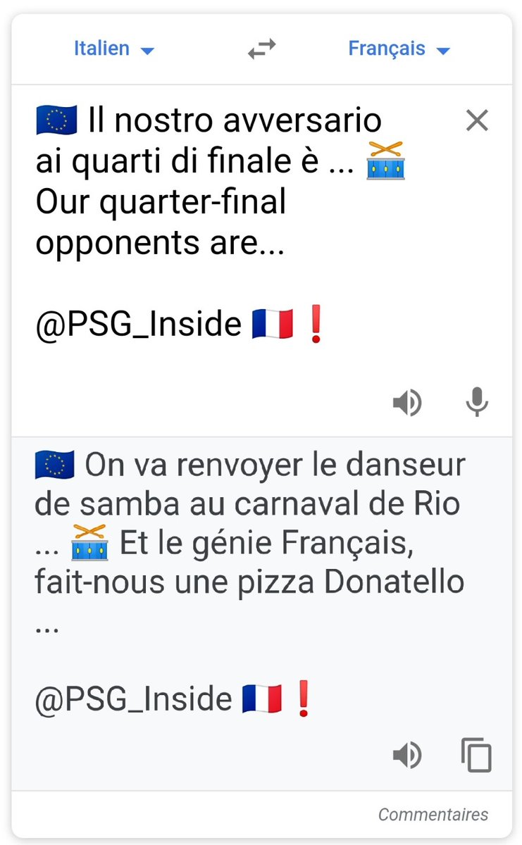 Oula.. ils la jouent façon Dortmund, ça m'aurait pas trop plu moi..
<a href="/neymarjr/">Neymar Jr</a> <a href="/KMbappe/">Kylian Mbappé</a>