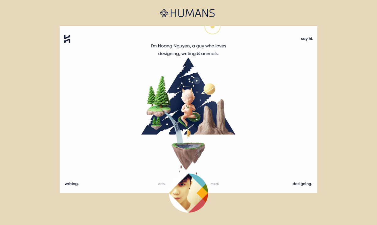 HumansFyi's tweet photo. 👋
Featured personal site of the day goes to designer, writer and animal lover, @nguyenxuanhoan2 🇻🇳.

Check out the gorgeous animations in his shiny new portfolio right here 👉https://t.co/ZlT8lP1isg

#humans #featured #vietnam #designer #portfolio https://t.co/6aUTSohAHQ
