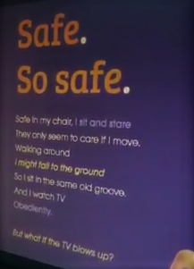 Inspiring session from  @WhoseShoes about breaking down barriers through storytelling so we can walk in the shoes of people who are struggling. "Stay, so safe" poem should be on every wall on ward as we think about risk and  #expofcare "but what if the TV blows up?"  #EndPJParalysis