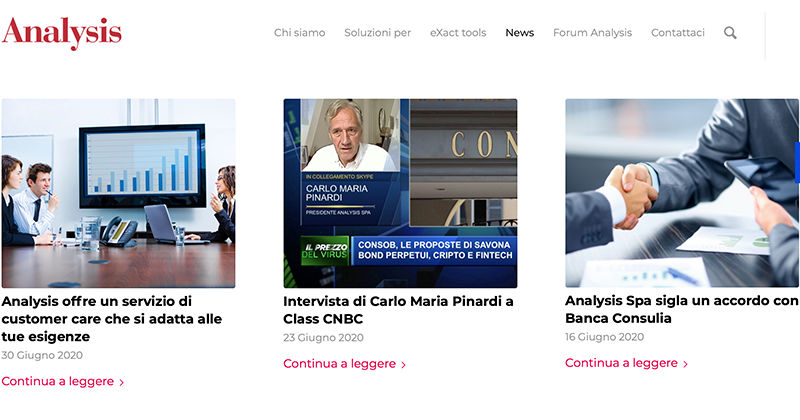 AnalysisSpa's tweet photo. Conosci la sezione News del sito di Analysis? Interviste, notizie e approfondimenti. Clicca qui per leggere le ultime notizie e rimanere sempre aggiornato su tutte le nostre attività > https://t.co/V6GPnZH49g
#wealthmanagement #assetmanagement https://t.co/fL2aSnS4ld