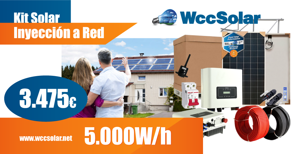 wcc_solar's tweet photo. Kit Solar PlusEnergy de 🤩Autoconsumo a Red Vertido Cero. Genera y consume tu propia electricidad durante las horas diurnas sin baterías. 🚚Envío Gratis. #renovables #sol #energiasolar #factura https://t.co/O5NMEQtGsK https://t.co/tshUxqlcFF