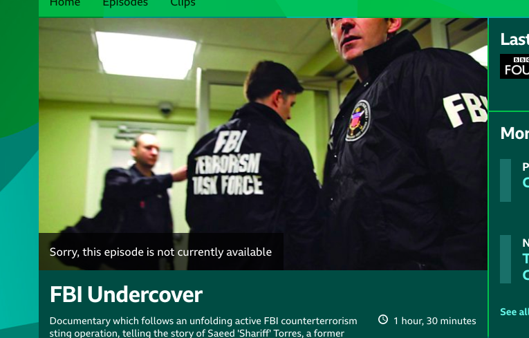 One of my favourite nonfiction films of recent years, (T)ERROR, won IDA and Emmy awards, received universal critical acclaim, then snuck out on the BBC as...