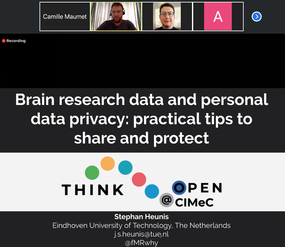 Super excited to listen to  @fmrwhy on personal data privacy and data sharing in brain imaging now at  #TORW2020