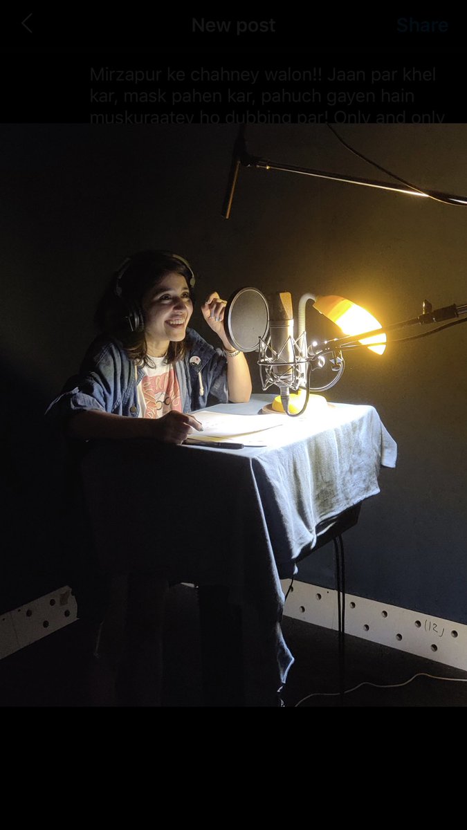 battatawada's tweet image. Mirzapur ke chahney walon 🔊
Jaan par khel kar, mask pahen kar, pahuch gayen hain muskuraatey ho dubbing par! Only and only so that yeh #bhaukaal comes to you soon! 
Because hum bhi hain #MS2W

📸 the papa of #Mirzapur @gurmmeet