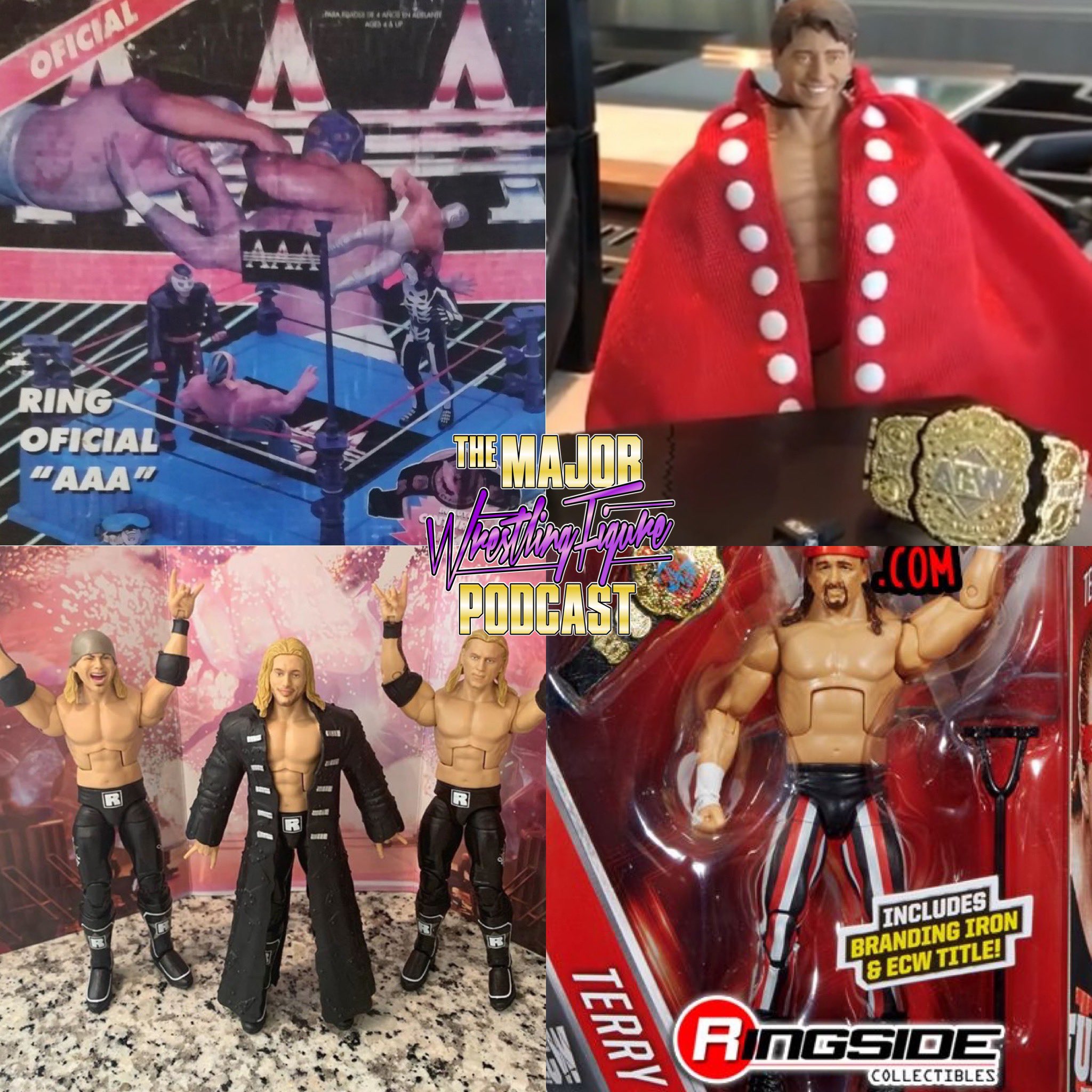 aaa wrestling figures