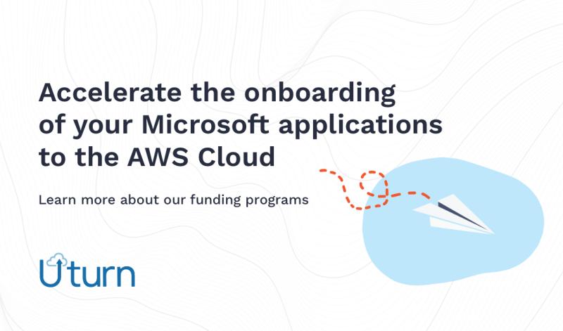 UturnData's tweet photo. Find out how our funding programs can help you accelerate the successful onboarding of your Microsoft Workloads to the AWS cloud.

https://t.co/z3JnXHayxB https://t.co/FyqFg6745V