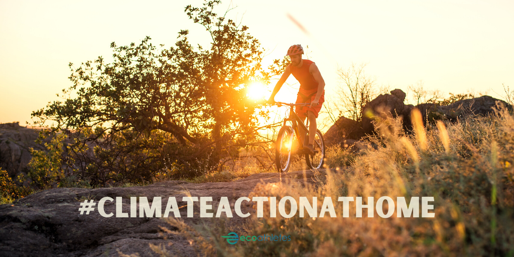 ecoathletesteam's tweet photo. Challenge Alert! 🥁: Tell us what #ClimateActionatHome you plan to take this weekend. Tag @EcoAthletesTeam and a friend and challenge them to join you. #TGIF https://t.co/CE4e0wV1sM