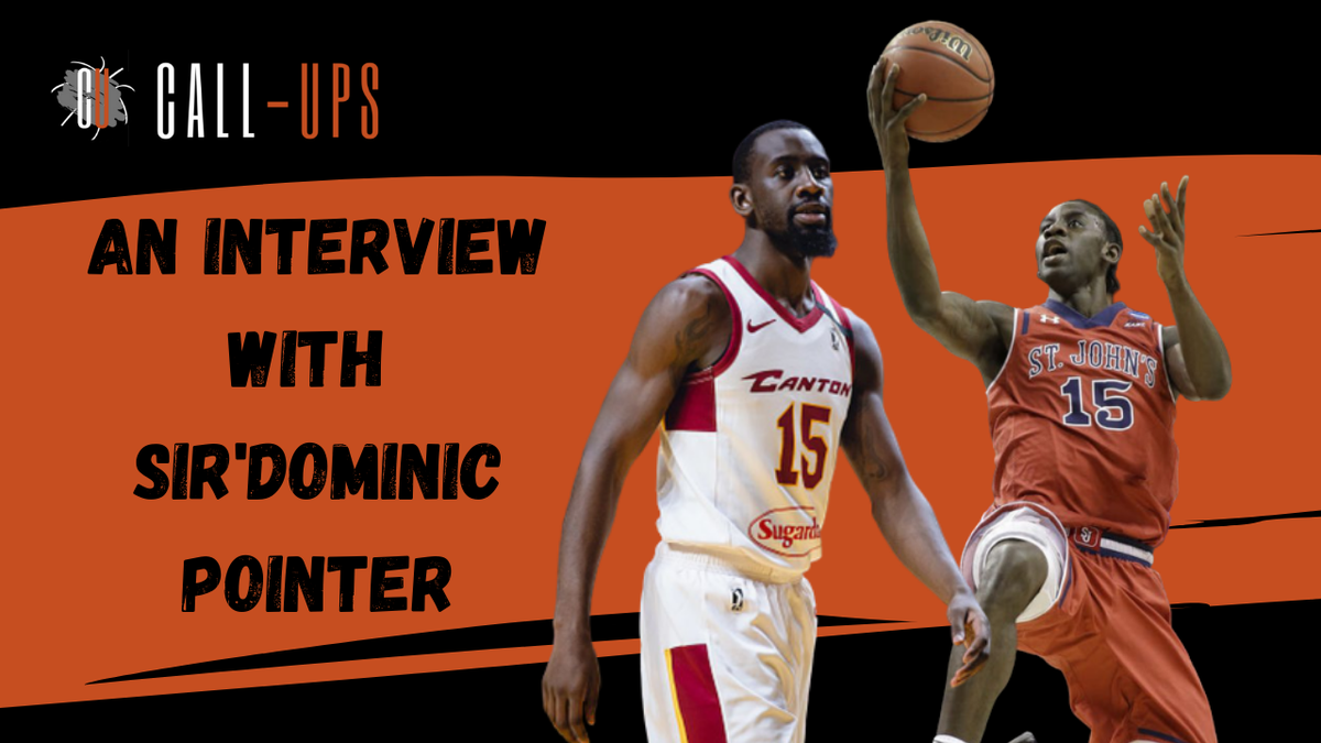 MattEvansCU's tweet photo. For @nbacallups, I recently spoke to a fellow @StJohnsU alumni, Sir'Dominic Pointer (@Sirdom1). Who was most recently with the @cavs on a 10-day contract.

Prior to that, he was with the @CantonCharge in the G League.

📺 https://t.co/74KYt5Zpbh

#NBAGLeague #NBA https://t.co/gHjplZ7OrA