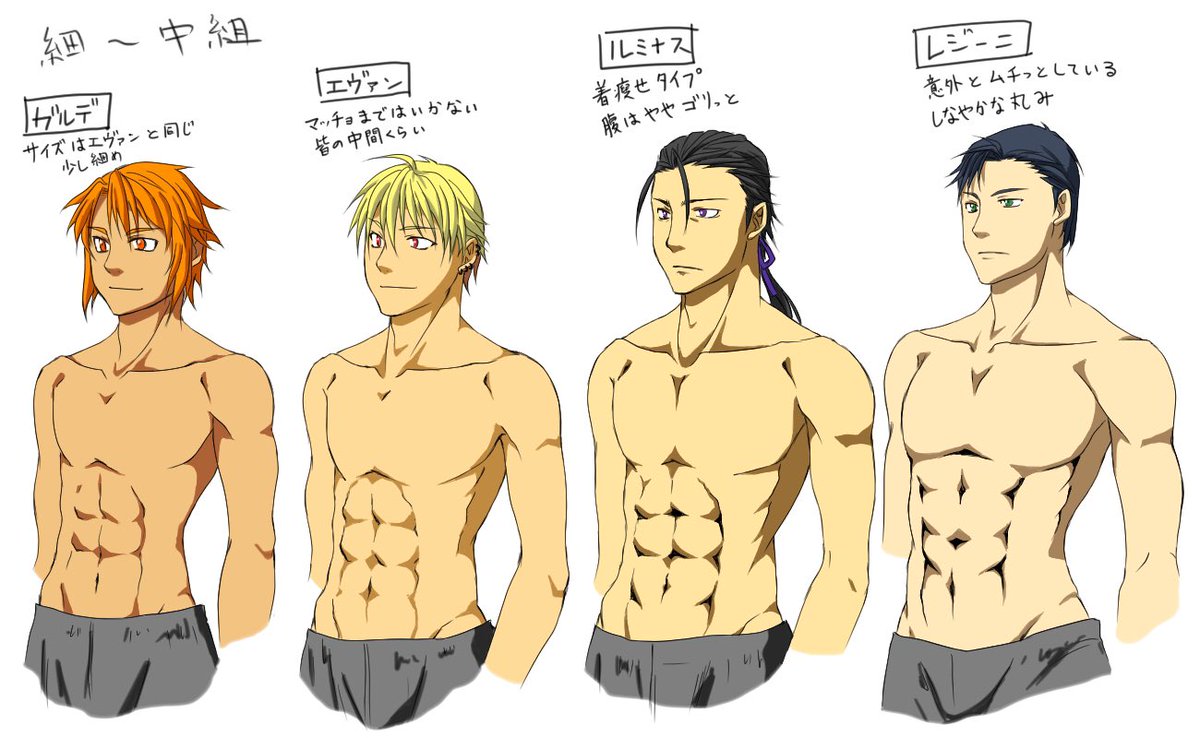 筋肉質キャラクターイラスト 筋肉質なキャラ描かせてください！ | SKIMA（スキマ）