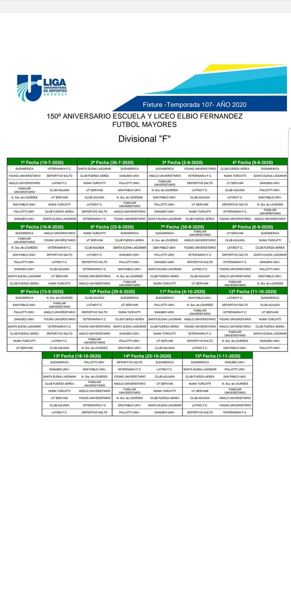 El 19/07 arranca a moverse la pelota nuevamente #VamosYoungU