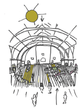 Maristotle's tweet photo. Here's one! An #Inbodiedinteraction design example "Fat Tapestry" with @mcphoo speculatively set in the viewing gallery @DovecotStudios funnily enough.. https://t.co/4x5KIIkqNn Look forward to hearing more 🙌 https://t.co/vLNyGo64BI