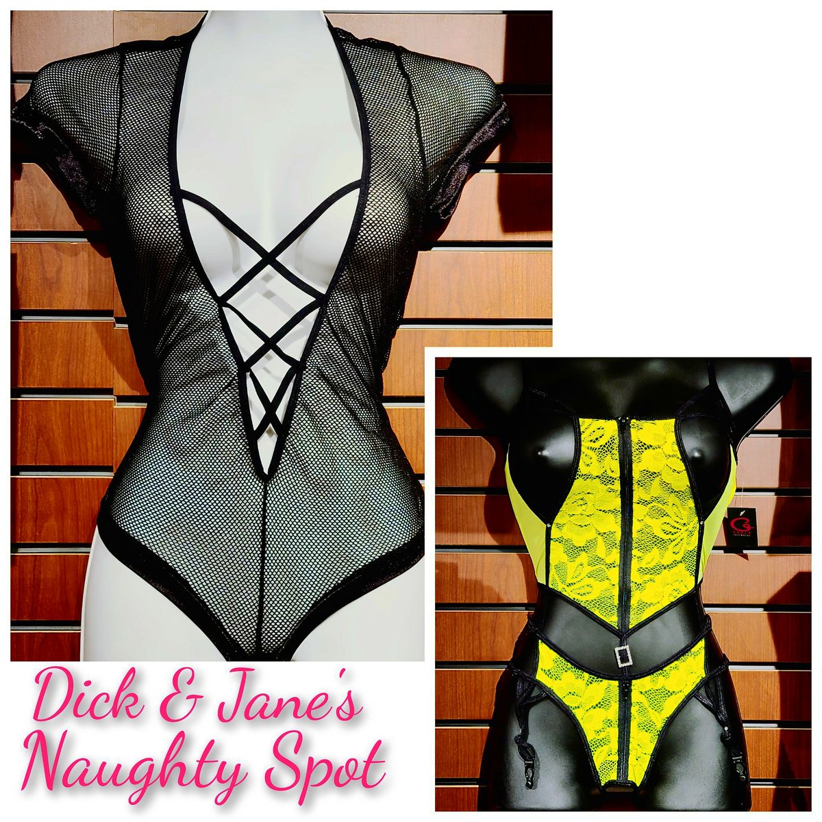 naughtyspot's tweet photo. Check out these outfits just in time for rally! #dickandjanesnaughtyspot #dickandjanessuperspot #rapidcity #sturgis #sturgisrally #rallyon #gworld #HOT https://t.co/JtvA2WiJG7