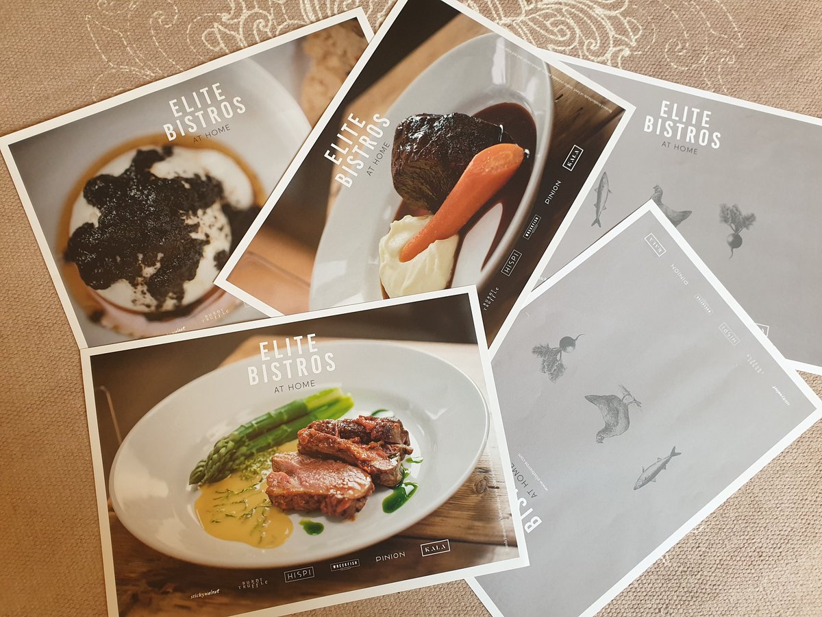 Cant wait to see how we monumentally fuck up all of <a href="/GaryUsher_Chef/">Gary Usher</a> and <a href="/Elitebistros/">Elite Bistro's</a>  hard work. Probably with too many pre-cooking apperitifs. #elitebistrosathome