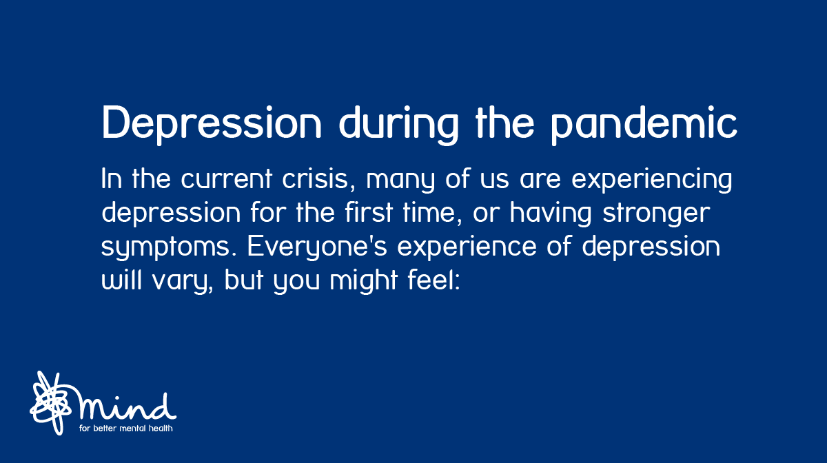 In the current crisis, many of us are experiencing depression for the first time, or having stronger symptoms. (1/5)