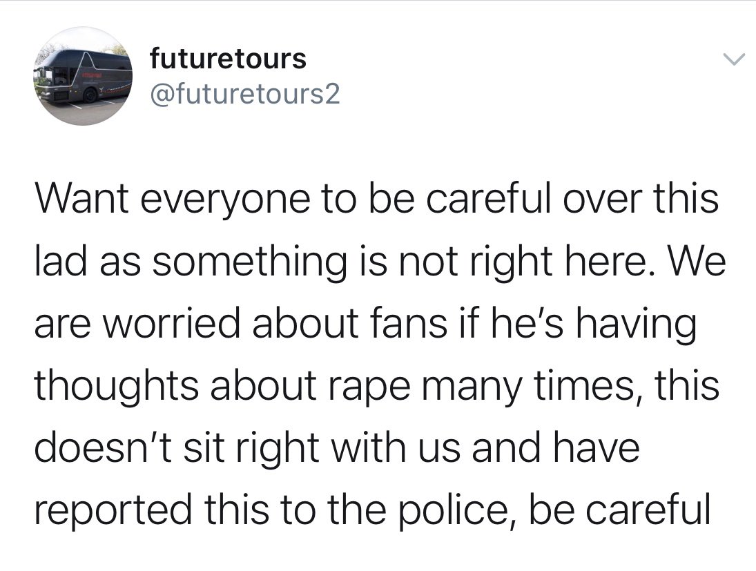 Future Tours Investigation tweet media