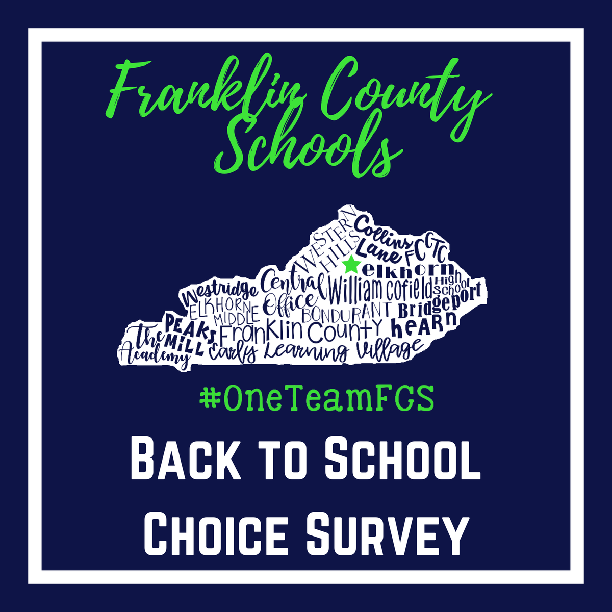OneTeamFCS's tweet photo. Families, below is a link to the Parent Back to School Choice Survey. This survey will ask for your preference on in-person or virtual learning for your child. Please complete (one survey per child) by noon on Friday, July 17th.  

https://t.co/5tLjaEEXqv
#OneTeamFCS #FCSWins https://t.co/5OyPwYyGlB